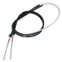 2x Cables de freno de mano traseros izquierdo y derecho para VW Polo 9N Seat