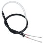 2x Cables de freno de mano traseros izquierdo y derecho para VW Polo 9N Seat