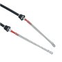 2x Cables de freno de mano traseros izquierdo y derecho para VW Polo 9N Seat