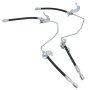 GEPCO Rear Brake Hose Left & Right for Opel Astra G H Combo Meriva A B Zafira