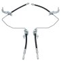 GEPCO Rear Brake Hose Left & Right for Opel Astra G H Combo Meriva A B Zafira