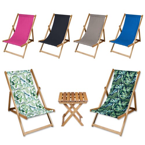 Chaise Pliable de Plage Bois Chaise Pliante Jardin / Table de Pliable huilé