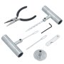 Kit de réparation de pneus de crevaison pneus de voiture avec pinces 47 pièces