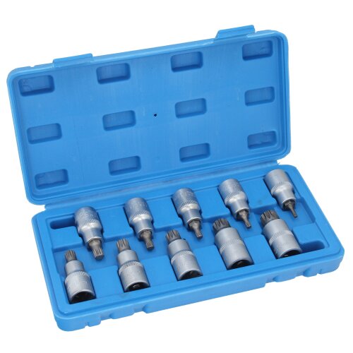 GEPCO Profi Steckschklüssel-Satz 1/2" Innen Vielzahn Nüsse M4-M18 Steck Nuss Set