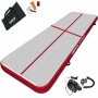 3M Tapis Gonflable de Gymnastique Airtrack Tapis Gonflable Blanc/Rouge