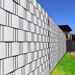 GEPCO Striscia di privacy PVC Fence Foil per doppio Rod Mats Striscia di recinzione