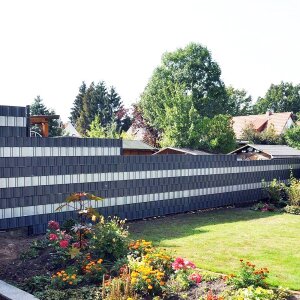 GEPCO Striscia di privacy PVC Fence Foil per doppio Rod Mats Striscia di recinzione