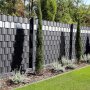 GEPCO Striscia di privacy PVC Fence Foil per doppio Rod Mats Striscia di recinzione