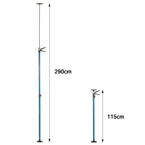 Supporto a Soffitto Staffa di Montaggio Sostegno Telescopico Profi 115 - 290cm