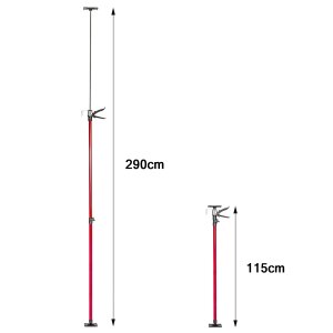 Supporto a Soffitto Staffa di Montaggio Sostegno Telescopico Profi 115 - 290cm