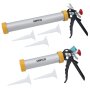 Fugenpistole Mörtelpistole Silikonpistole 300+600 ml Kartuschenpresse Mörtelspritze