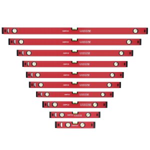 Wasserwaage 30-180 cm Aluminium 1.2 mm Richtwaage...