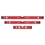 3-tlg SET Wasserwaagen 30 60 80 cm Richtwaage Messwaage Bauwaage Aluminium 1.2mm