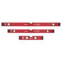 3-tlg SET Wasserwaagen 30 60 90 cm Richtwaage Messwaage Bauwaage Aluminium 1.2mm