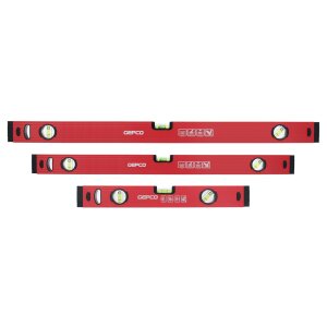3-tlg SET Wasserwaagen 40 60 80 cm Richtwaage Messwaage...