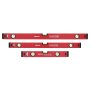 3-tlg SET Wasserwaagen 40 60 80 cm Richtwaage Messwaage Bauwaage Aluminium 1.2mm
