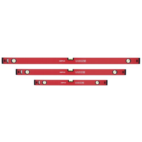 3--tlg SET Wasserwaagen 60 120 180 cm Richtwaage Messwaage Bauwaage Alu 1.2mm