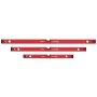 3--tlg SET Wasserwaagen 60 120 180 cm Richtwaage Messwaage Bauwaage Alu 1.2mm