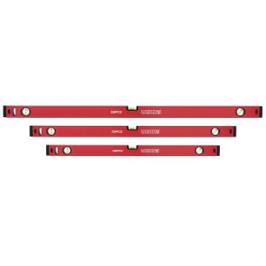 3--tlg SET Wasserwaagen 90 120 180 cm Richtwaage...
