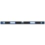 Wasserwaage Richtwaage Aluminium 2 Griff 60-200 cm 3 Libellen Lineal Magnetisch 120 cm