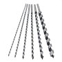 GEPCO Set de forets spirale et serpentine pour bois, diamètre 6-25mm, longueur 460mm